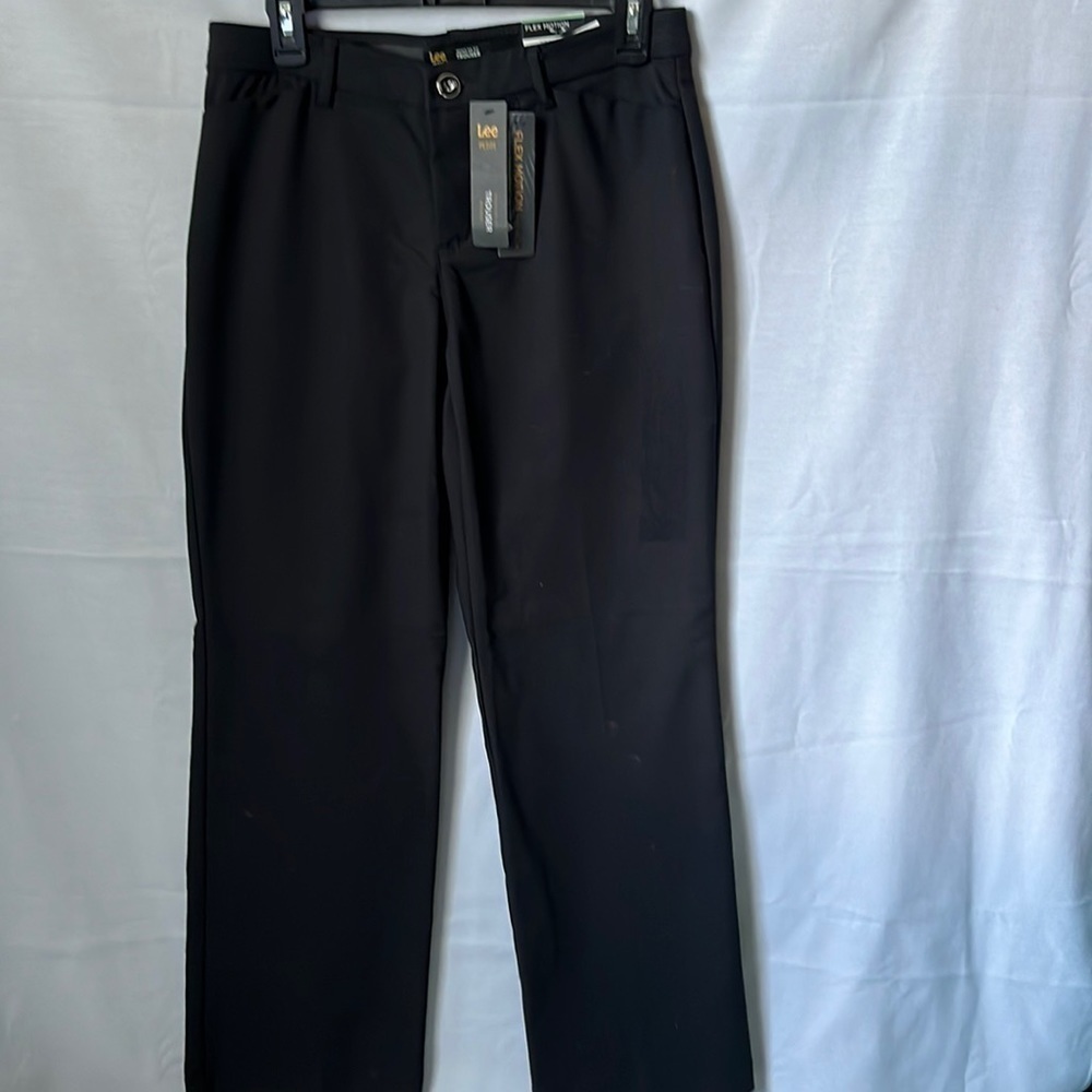 Lee Flex Motion Black Pants Bootcut - Picture 3 of 9
